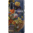 Tabby Cat with Flowers by Nene Thomas Galaxy Cases