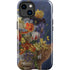 Tabby Cat with Flowers by Nene Thomas iPhone 15 Impact Case