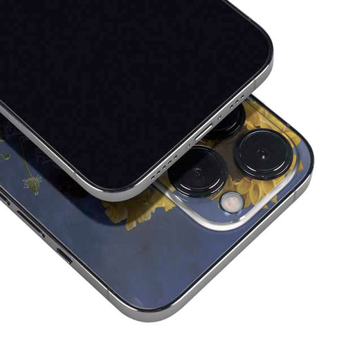 Tabby Cat with Flowers by Nene Thomas iPhone 15 Pro Max Skin