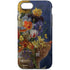 Tabby Cat with Flowers by Nene Thomas iPhone Cases