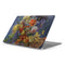 Tabby Cat with Flowers by Nene Thomas Apple MacBook Pro 16-inch Skin