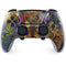 Tabby Cat with Flowers by Nene Thomas PS5 DualSense Edge Pro Controller Skin
