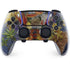 Tabby Cat with Flowers by Nene Thomas PS5 DualSense Edge Pro Controller Skin