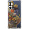 Tabby Cat with Flowers by Nene Thomas Galaxy A16 5G Clear Case