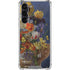 Tabby Cat with Flowers by Nene Thomas Galaxy S24 FE Clear Case