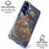 Tabby Cat with Flowers by Nene Thomas Galaxy S25 Clear Case