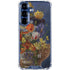 Tabby Cat with Flowers by Nene Thomas Galaxy S25 Plus Clear Case