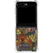 Tabby Cat with Flowers by Nene Thomas Galaxy Z Flip6 Clear Case