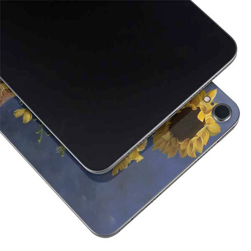 Tabby Cat with Flowers by Nene Thomas Apple iPad Mini Skin