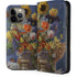 Tabby Cat with Flowers by Nene Thomas iPhone 14 Pro Max Folio Case