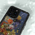 Tabby Cat with Flowers by Nene Thomas iPhone 15 Pro Waterproof Case