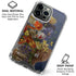 Tabby Cat with Flowers by Nene Thomas iPhone 16 Pro Max Clear Case