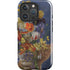 Tabby Cat with Flowers by Nene Thomas iPhone 16 Pro Max Impact Case