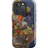 Tabby Cat with Flowers by Nene Thomas iPhone 16 Pro Max Magsafe Impact Case