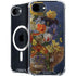 Tabby Cat with Flowers by Nene Thomas iPhone 16e MagSafe Case