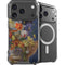 Tabby Cat with Flowers by Nene Thomas iPhone 18 Pro MagSafe Case
