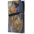 Tabby Cat with Flowers by Nene Thomas PS5 Pro Console Skin