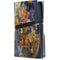 Tabby Cat with Flowers by Nene Thomas PS5 Pro Disk Console Skin
