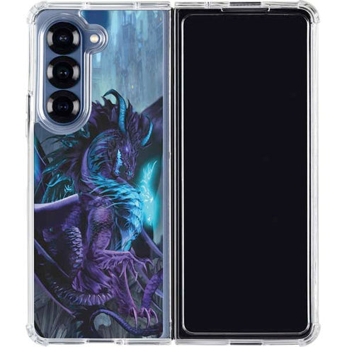 Talisman Dragon by Ruth Thompson Galaxy Z Fold6 Clear Case