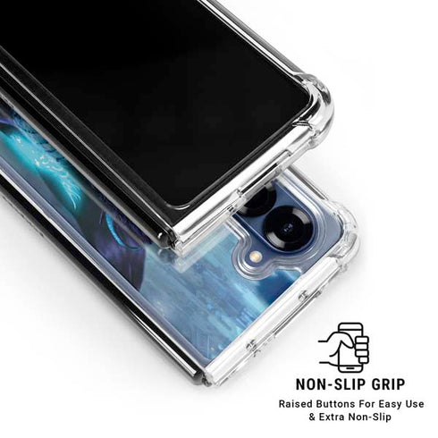 Talisman Dragon by Ruth Thompson Galaxy Z Fold6 Clear Case