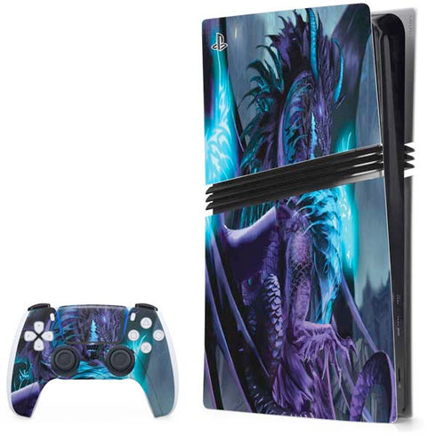 Talisman Dragon by Ruth Thompson PS5 Pro Bundle Skin
