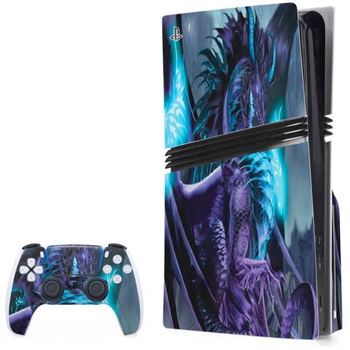 Talisman Dragon by Ruth Thompson PS5 Pro Disk Bundle Skin