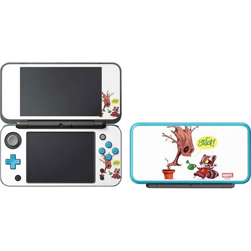 Marvel Rocket Raccoon and Groot Tall Tails Nintendo 2DS XL (2017) Skin