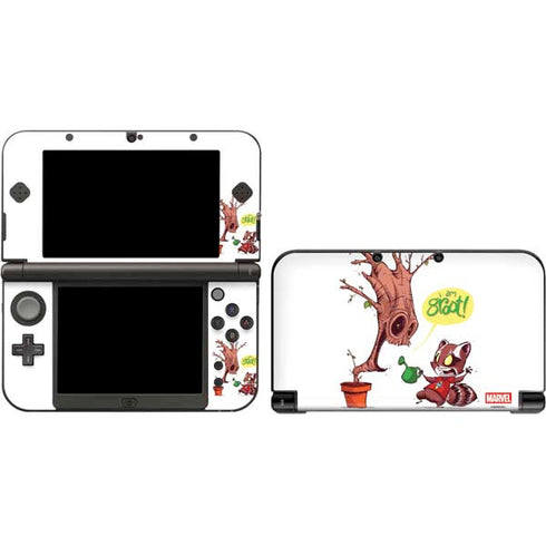 Marvel Rocket Raccoon and Groot Tall Tails 3DS XL 2015 Skin