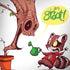 Marvel Rocket Raccoon and Groot Tall Tails Dell Alienware Skin