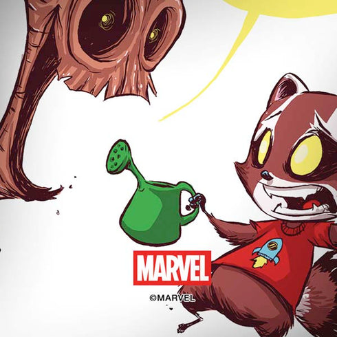 Marvel Rocket Raccoon and Groot Tall Tails Amazon Echo Skin