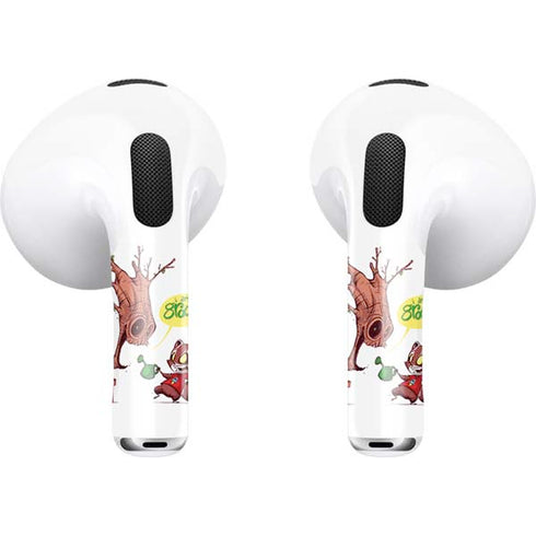 Marvel Rocket Raccoon and Groot Tall Tails Apple AirPods (3rd Gen 2021) Skin