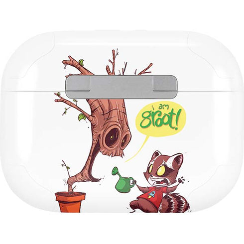 Marvel Rocket Raccoon and Groot Tall Tails Apple AirPods Pro Skin