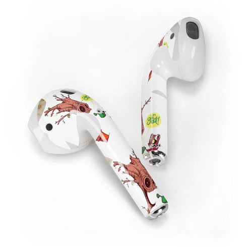 Marvel Rocket Raccoon and Groot Tall Tails Apple AirPods Skin