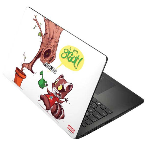 Marvel Rocket Raccoon and Groot Tall Tails Asus X502CA 15.6 Skin