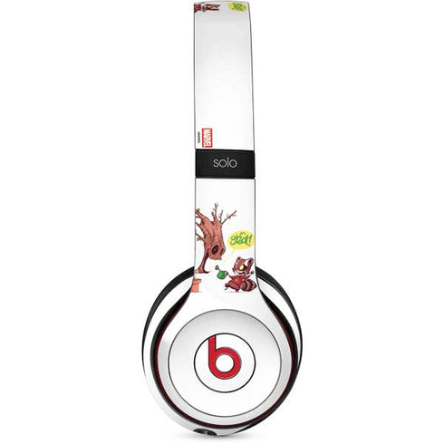 Marvel Rocket Raccoon and Groot Tall Tails Beats Solo 3 Wireless Skin