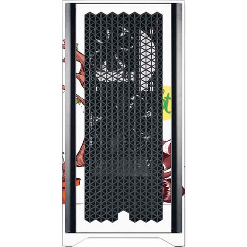 Marvel Rocket Raccoon and Groot Tall Tails Corsair 4000D Tempered Glass Mid-Tower ATX Case Skin