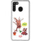 Marvel Rocket Raccoon and Groot Tall Tails Galaxy A21 Clear Case