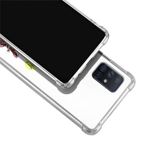Marvel Rocket Raccoon and Groot Tall Tails Galaxy A71 5G Clear Case