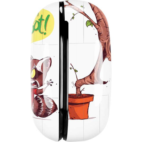 Marvel Rocket Raccoon and Groot Tall Tails Galaxy Buds Live Skin