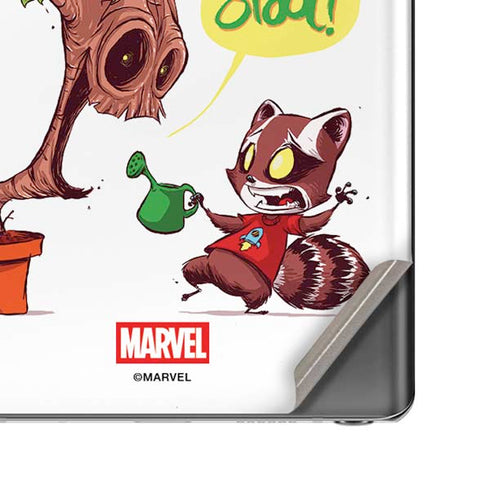 Marvel Rocket Raccoon and Groot Tall Tails Galaxy Note20 5G Skin