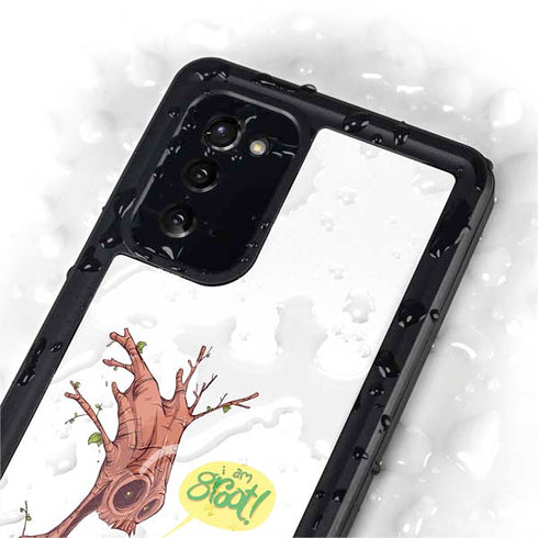 Marvel Rocket Raccoon and Groot Tall Tails Galaxy Note20 5G Waterproof Case