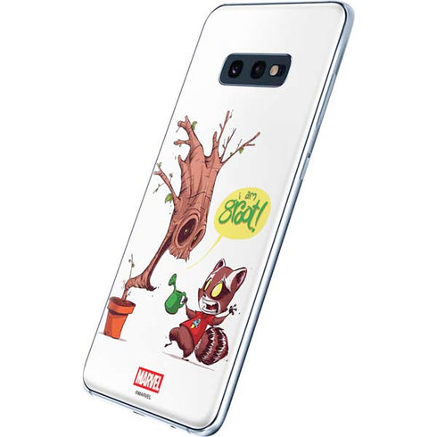 Marvel Rocket Raccoon and Groot Tall Tails Galaxy S10e Skin