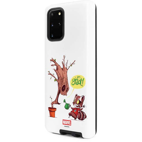 Marvel Rocket Raccoon and Groot Tall Tails Galaxy S20 Plus Pro Case