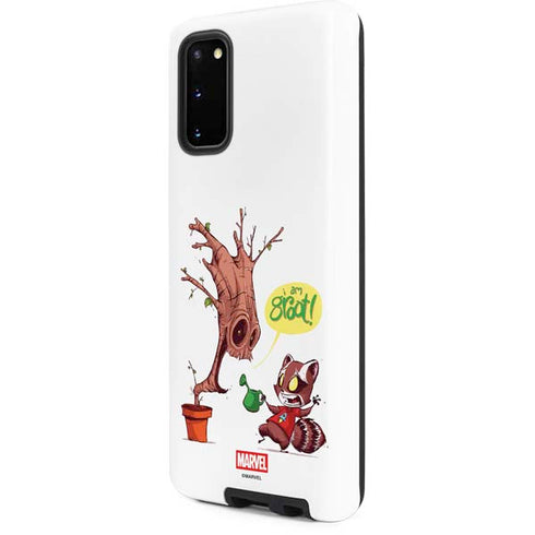 Marvel Rocket Raccoon and Groot Tall Tails Galaxy S20 Pro Case