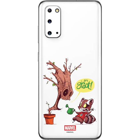 Marvel Rocket Raccoon and Groot Tall Tails Galaxy S20 Skin