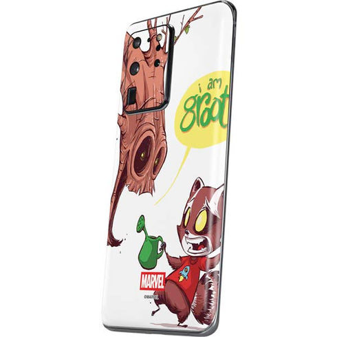 Marvel Rocket Raccoon and Groot Tall Tails Galaxy S20 Ultra 5G Skin