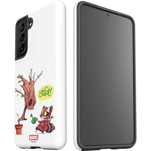 Marvel Rocket Raccoon and Groot Tall Tails Galaxy S21 5G Pro Case