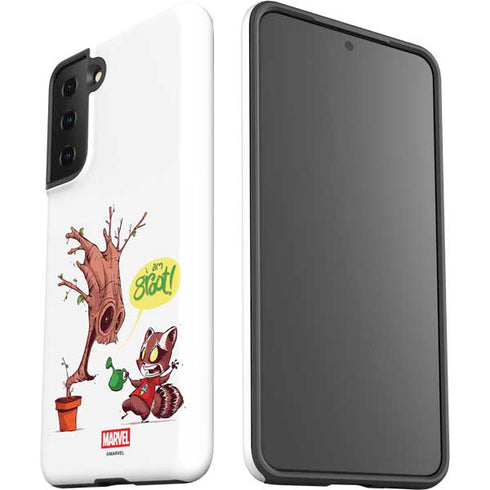 Marvel Rocket Raccoon and Groot Tall Tails Galaxy S21 Plus 5G Pro Case