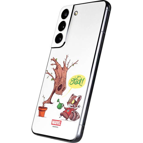 Marvel Rocket Raccoon and Groot Tall Tails Galaxy S22 Plus Skin