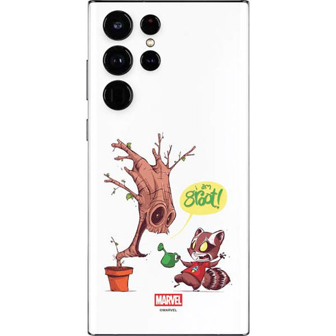 Marvel Rocket Raccoon and Groot Tall Tails Galaxy S22 Ultra Skin